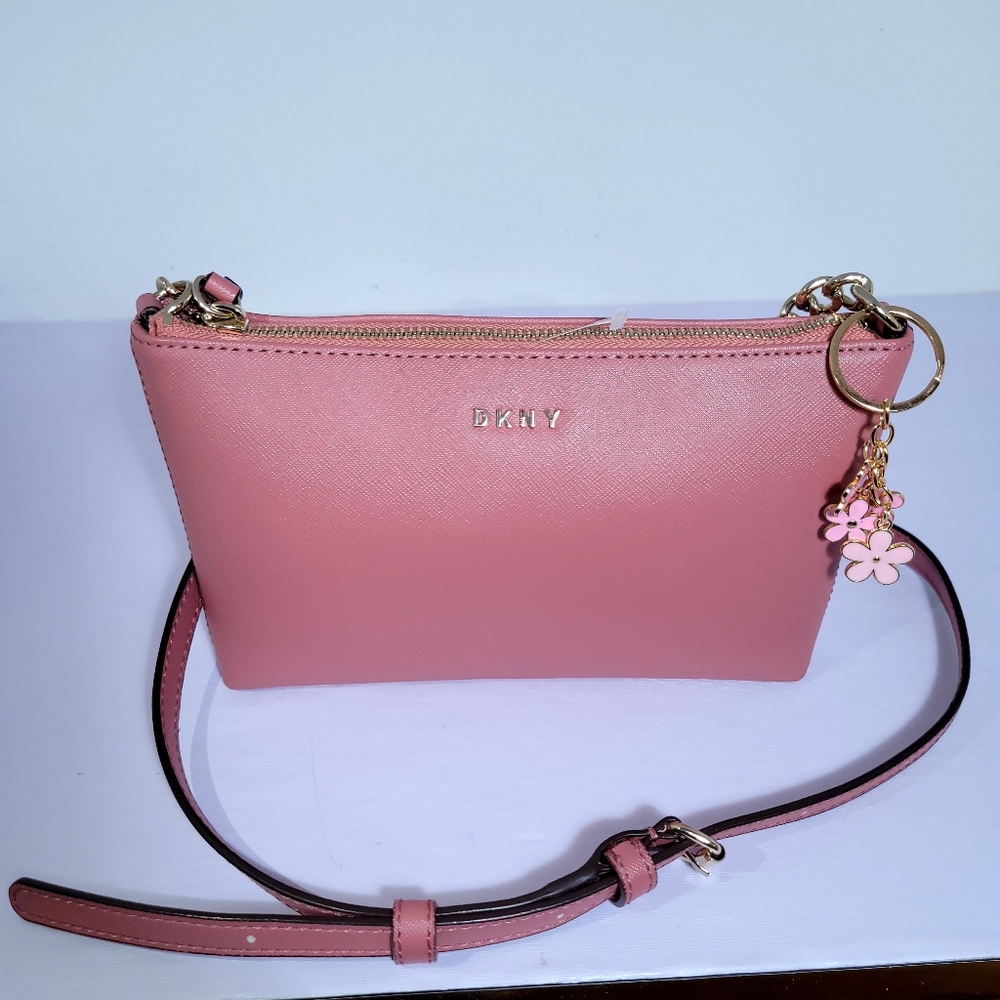 DKNY Dusty Dark Pink Crossbody Bag
